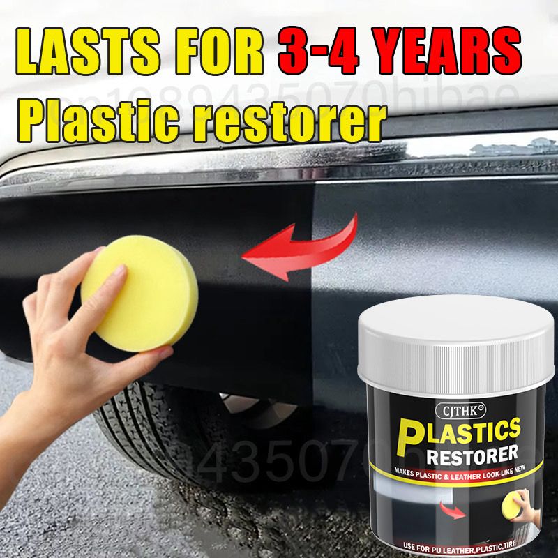 Leather Cleaner Interior - 150g Car Plastic Restorer Back To