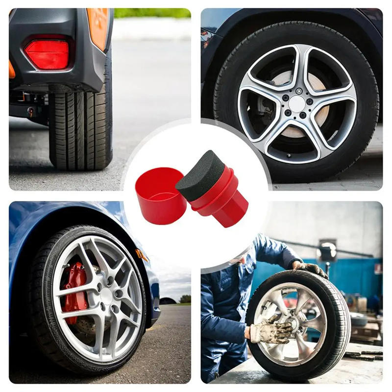 Curved Car Tire Waxing Sponge  - Wax Applicator Pad review and price
