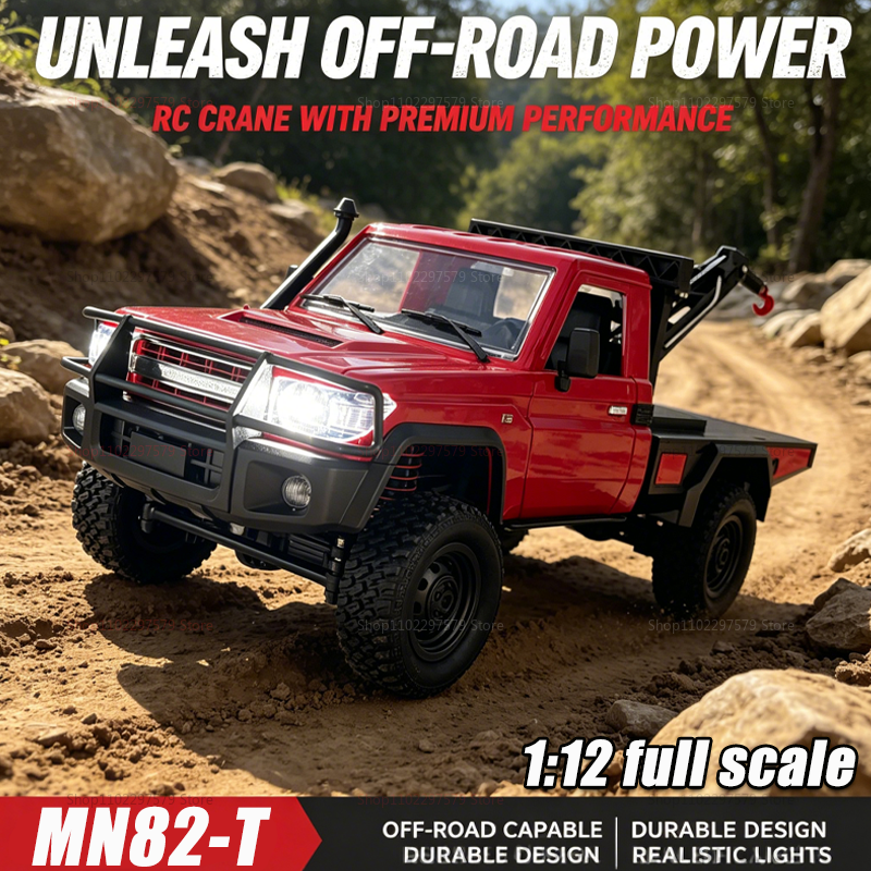 New MN82T RC Crawler 2.4G 4WD  - Dirt Brush Interior review and price