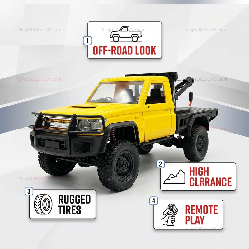 MN82T 1:12 2.4G RC Crawler Hoi - Dirt Brush Interior review and price