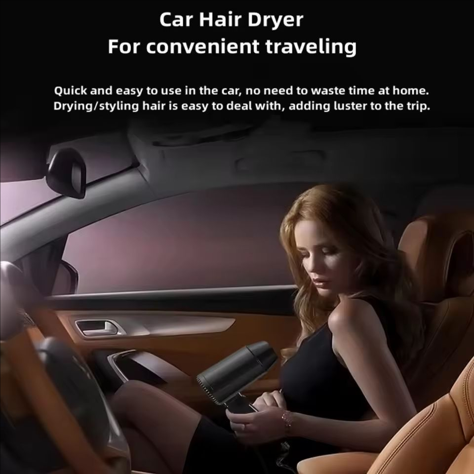 Portable 12V Folding Car Hair  - Dryer Car Blower review and price