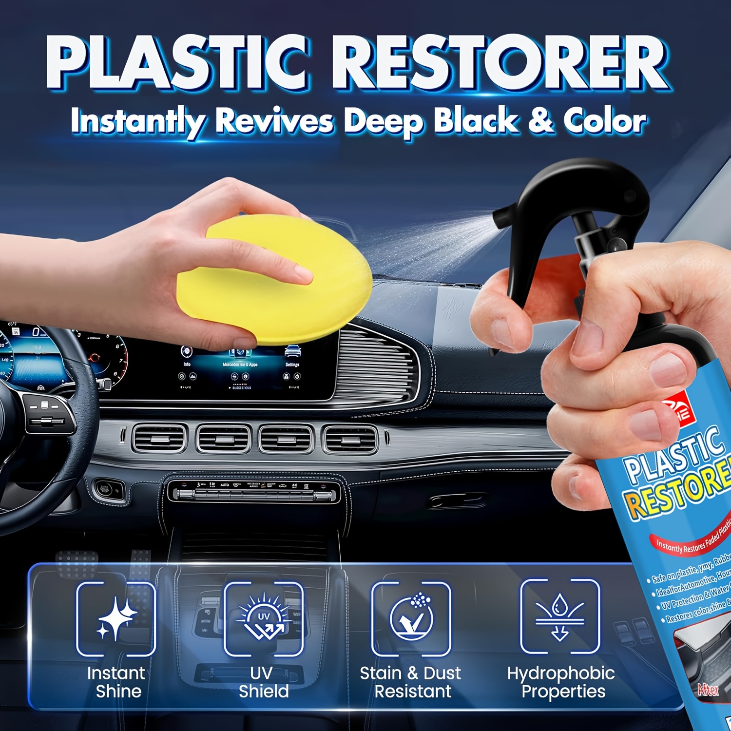 Black Trim And Plastic Restore - Trim Restorer Plastic review and price