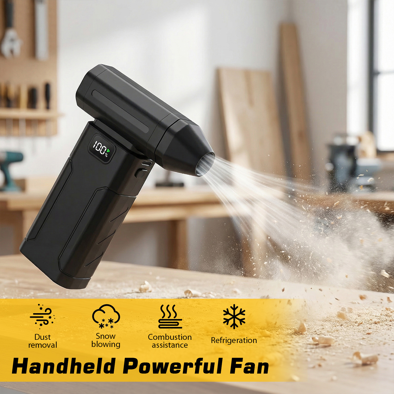 Powerful Air Blower 5-Speed Ha - Dryer Car Blower review and price