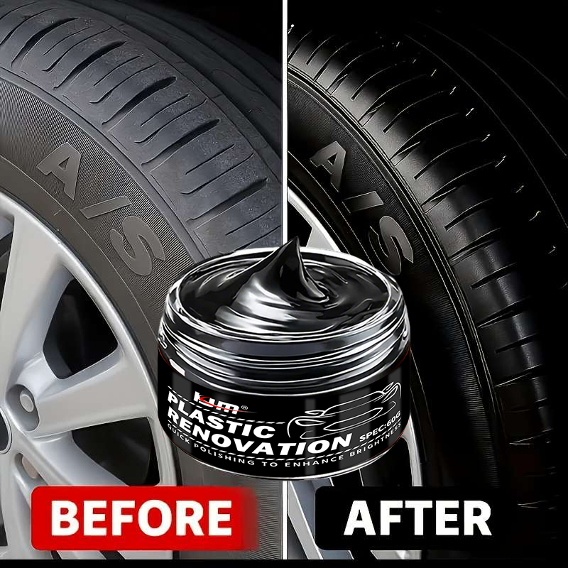 KJM Deep Black Gloss Car Renov - Trim Restorer Plastic review and price