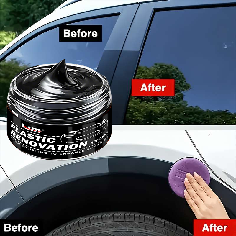 KJM Deep Black Gloss Car Renov - Trim Restorer Plastic review and price