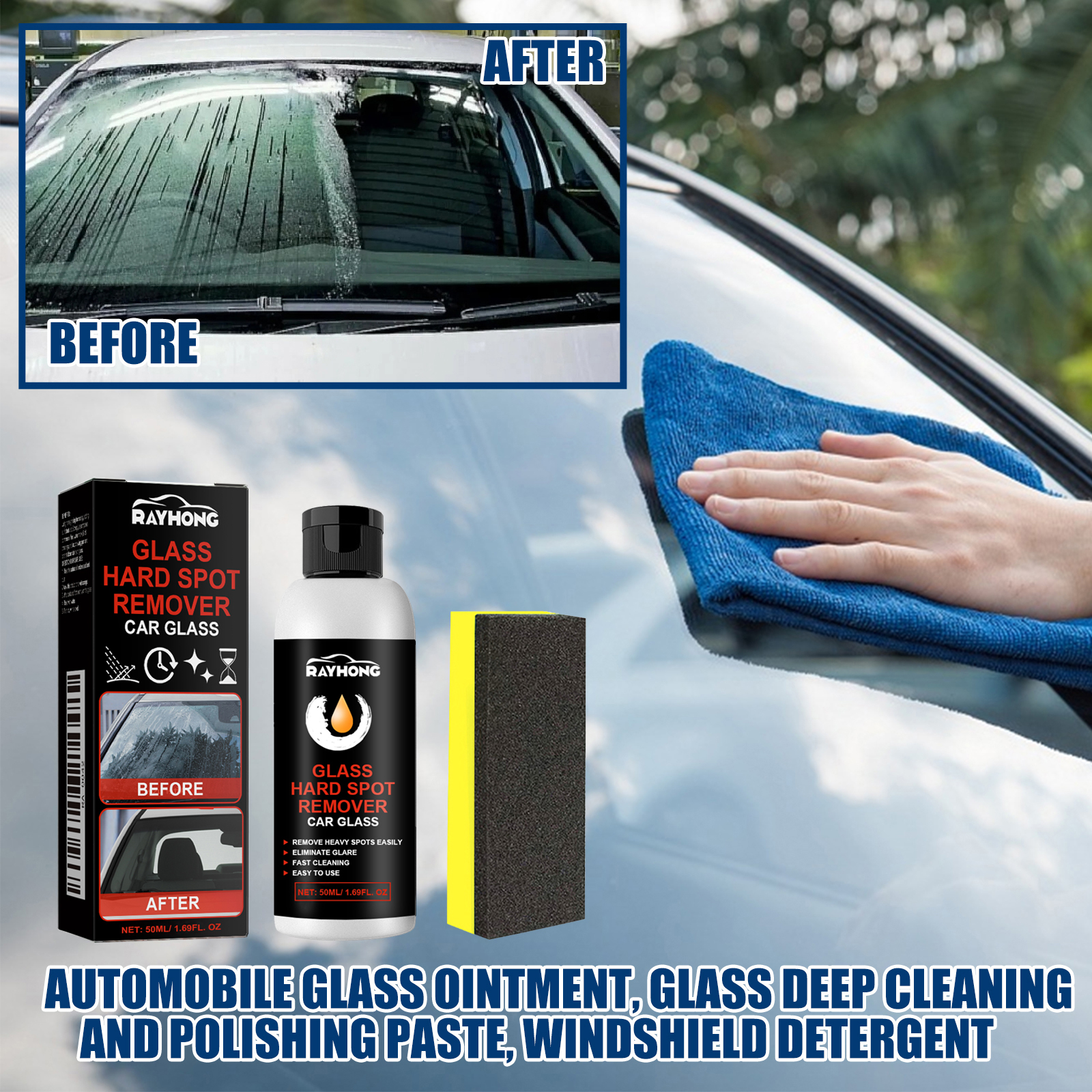 Car Glass Polishing Paste Wind - Car Shampoo Ph review and price