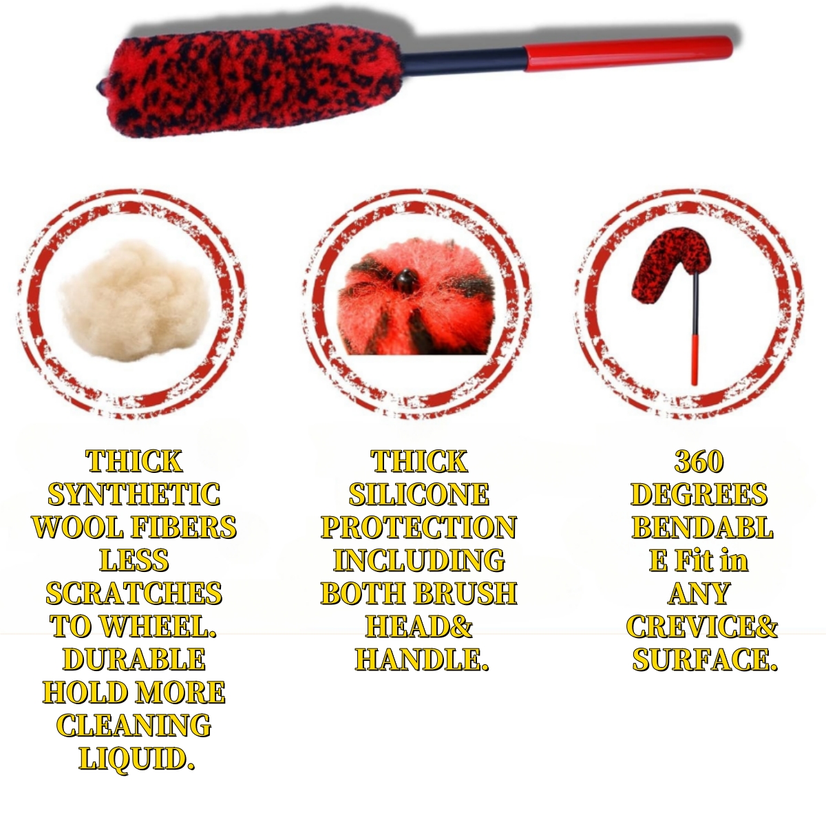Auto Tire Wheel Detailing Brus - Interior Detailing Kit review and price