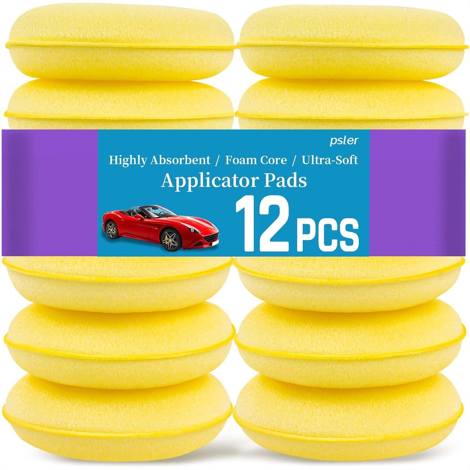 Foam Applicator Pads 4 Inch 12 - Wax Applicator Pad review and price